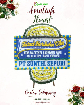 Papan Bunga Duka di Dogomo